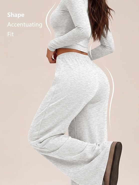 Women’s 2 Piece Fall Lounge Set with Pockets | Long Sleeve